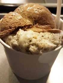 gooey chocolate and coffee ice cream from Little Man in Denver