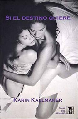 lesbian love story in Spanish, book cover with two women