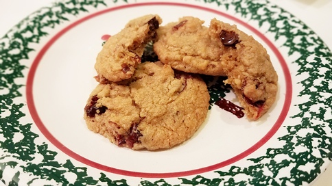 cherry chocolate oatmeal cookies recipe Karin Kallmaker