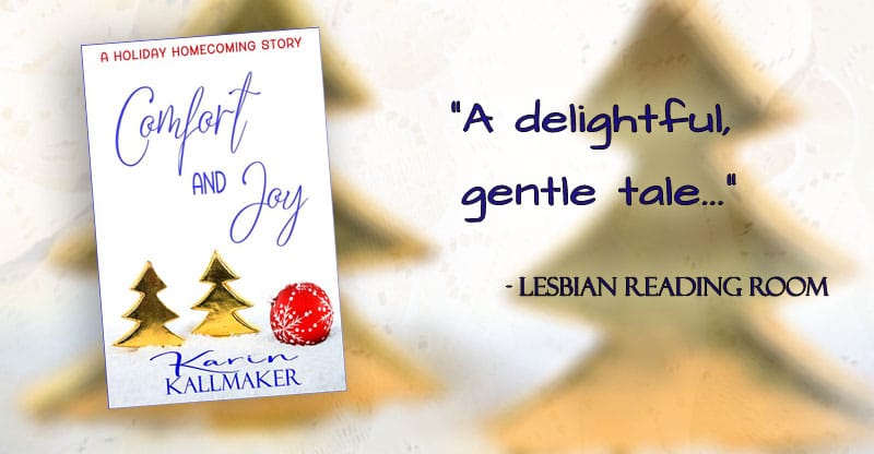cover Comfort and Joy delightful gentle read lesbian reading room