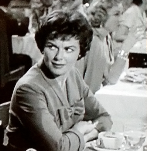 The original Della Street on camera played by Barbara Hale
