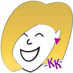 Karin Kallmaker Happy Blonde Logo