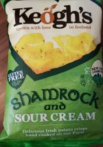 Keogh's Shamrock and Sour Cream crisps