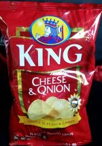 King Cheese and Onion crisps