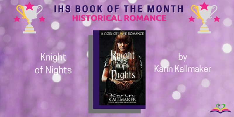 I Heart SapphFic Book of the Month Historical Romance, Knight of Nights by Karin Kallmaker May 2023