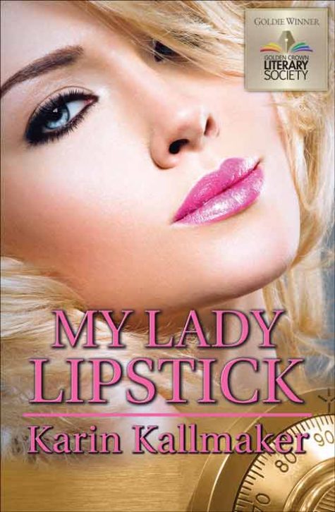 book cover my lady lipstick lesbian romance goldie winner