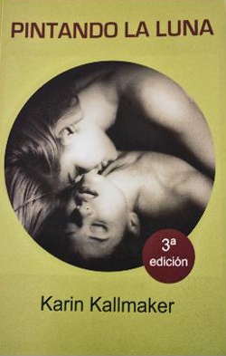 book cover lesbian romance pintando la luna