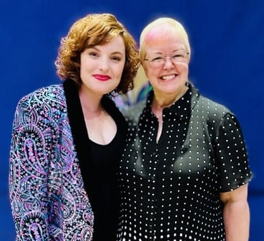 Narrator and Voice Performer Quinn Riley with Karin Kallmaker, 2023
