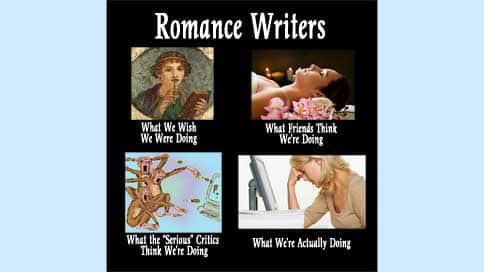 what romance writers really do meme