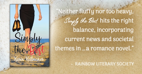 Neither fluffy nor too heavy, Simply The Best hits the right balance, incorporating current news and societal themes in a romance novel.
