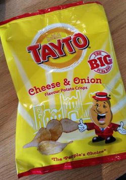 Tatyo Cheese and Onion Crisps