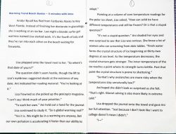 sample printout for reading aloud Warming Trend