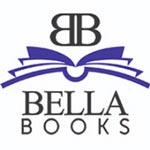 Bella Books logo with open blue book