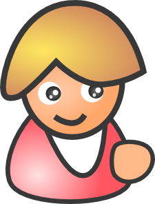 female figure happy