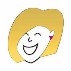Happy Blonde logo for Karin Kalmaker